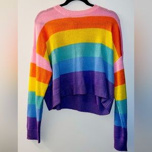 🌈FOREVER 21🌈 Muti Colored Ribbed Hem Sweater